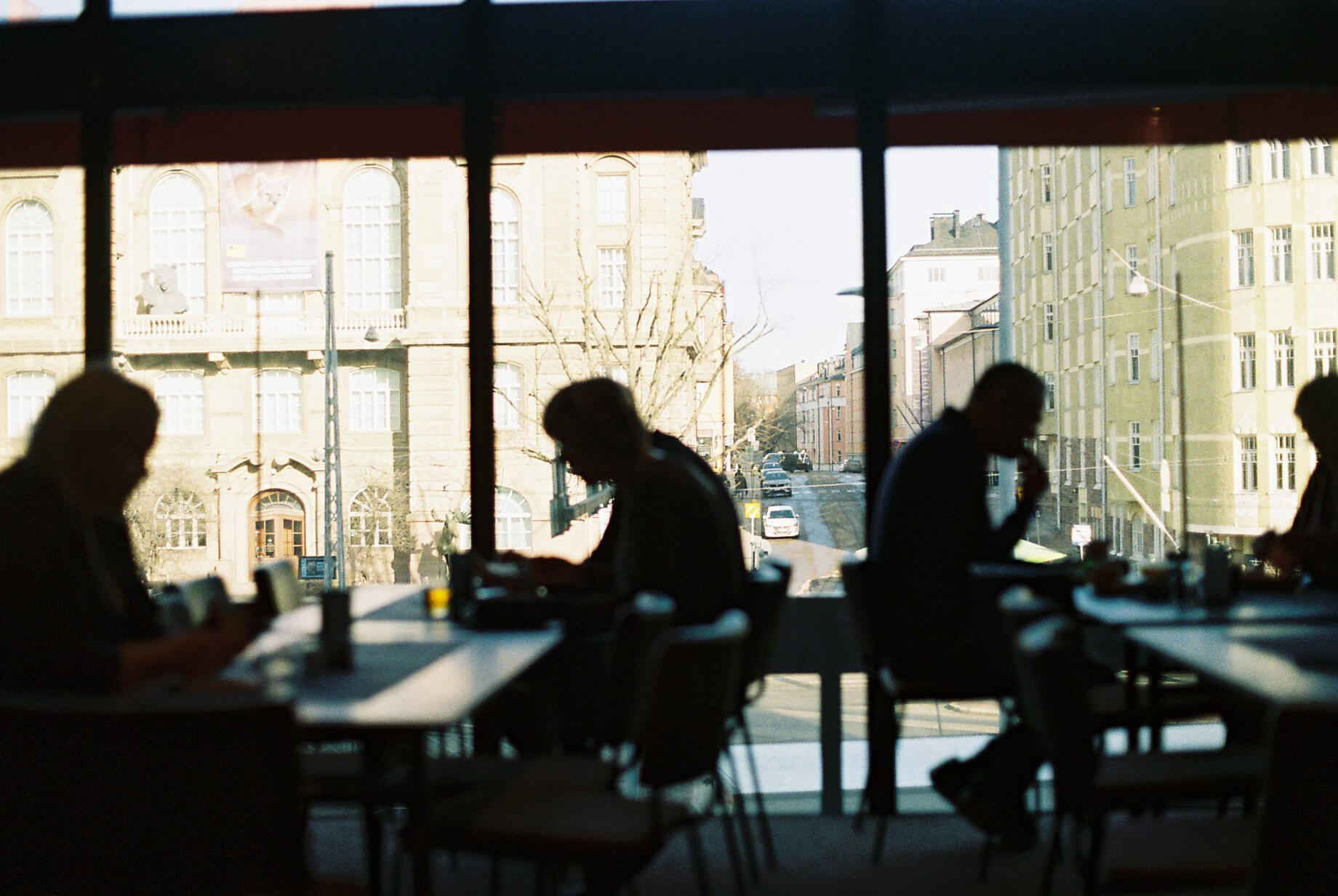 Silhouettes at Breakfast